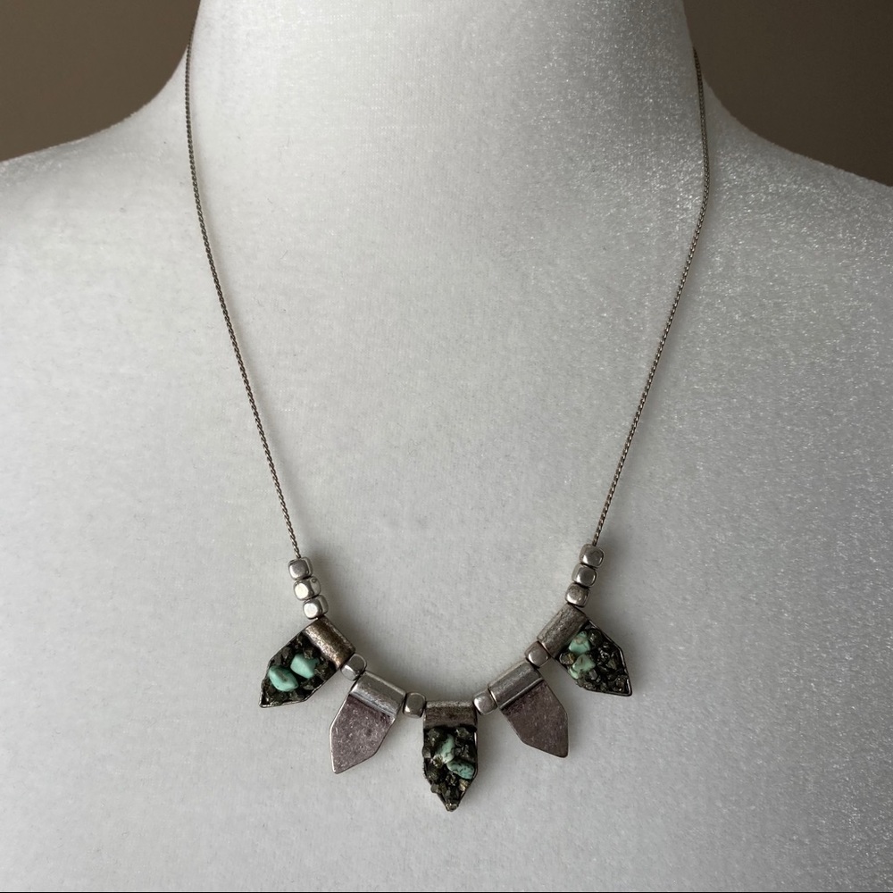 Turquoise and Silver Necklace